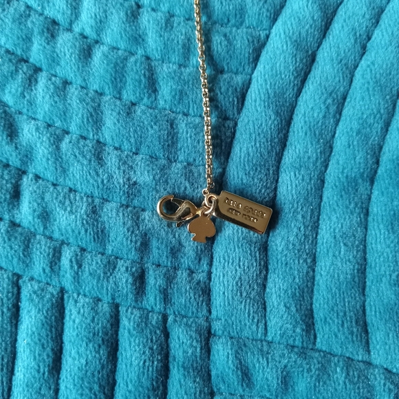 Kate Spade New York Black & White Crystal Gold Tone Pendant Necklace - Picture 7 of 9